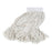 Wet Mop Head, #16, small, 4 ply, cut-end, white cotton yarn with 5''W vinyl coated band