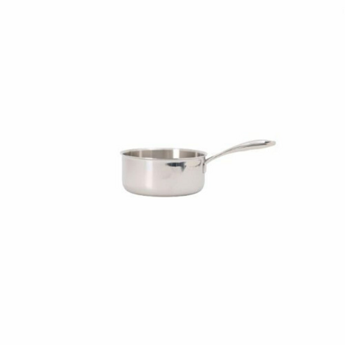 TUXCLAD Sauce Pan, 3 qt., 7.875'' dia. x 3.625''H, Triply, Ergonomic Hollow Stainless Steel Handle