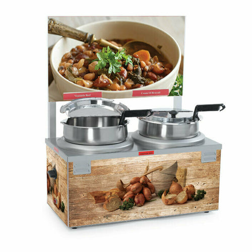 Soup Warmer Double 7 Qt.