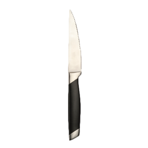 Steak Knife, 10'', 5'' tapered sharpened blade, ABS forged handle, 13/0 stainless steel, Varick Flatware, Steak Knife