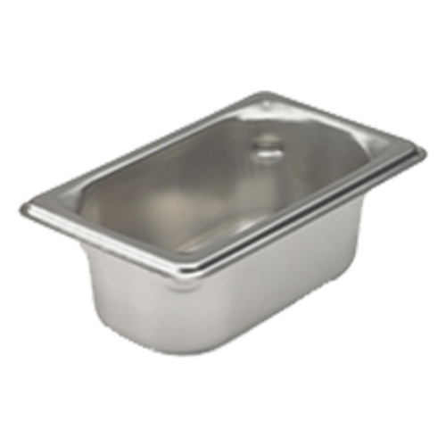 Super Pan 3 1/9 GN Food Pan 2-1/2'' deep (65mm) 0.6 qt capacity 22 gauge