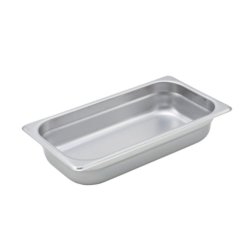 Steam Table Pan 1/3 Size X 2-1/2'' Deep 24 Gauge