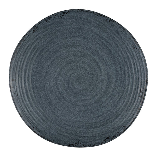 Plate, 9'' dia., round, melamine, Creations, Pompeii, slate