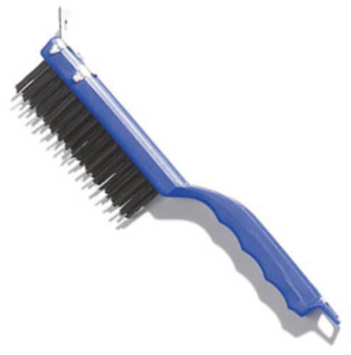 Sparta Scratch Brush 11-1/2'' Long 5-1/2''L X 1-1/4''W Carbon Tempered Steel Bristles