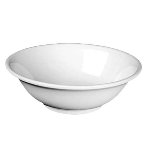 Bowl, 32 oz., 7-1/2'' dia., rimless, melamine, NuStone White, NSF