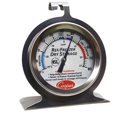 Refrigerator/freezer/dry Storage Thermometer Colored 2'' (5cm) Dia.