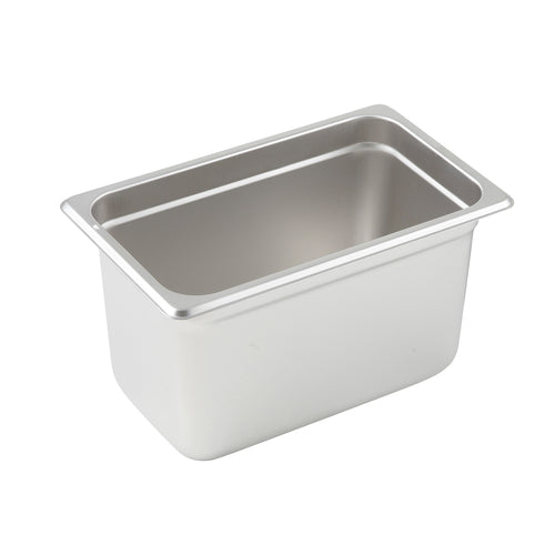 Steam Table Pan 1/4 Size 10-5/6'' X 6-5/16'' X 6'' Deep