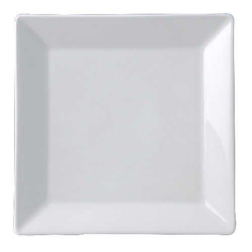 PLATE SQUARE RIMMED 5'' TAHARA/FUSION UNDECORATED