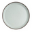 Plate, 9-1/2'' dia., round, fully vitrified, porcelain, white interior & terracotta exterior, Maham Studio