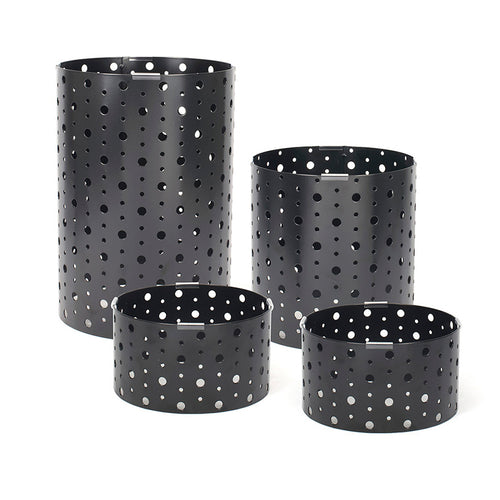 Buffet Building Blocks Dots Display Riser Set Of 4 (2) 7-1/2'' Dia.