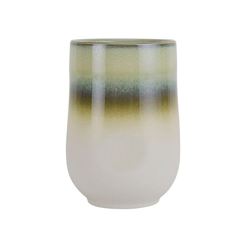 Cocktail Tumbler, 10 oz., 2-3/4'' dia. x 4-1/4''H, round,  ceramic, TuxTrendz, Artisan, Sagebrush