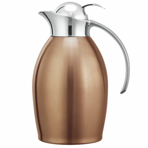 Nicollet Series Carafe, 1 liter (33.8 oz.), 4-3/4'' x 6'' x 8-1/4'', retention: 4-6 hours rose gold