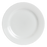 Dinner Plate 10-5/8'' dia. wide rim porcelain