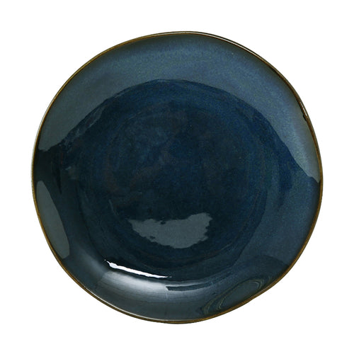 ARTISAN PLATE 9'' DIA ROUND TUXTRENDZ NIGHT SKY