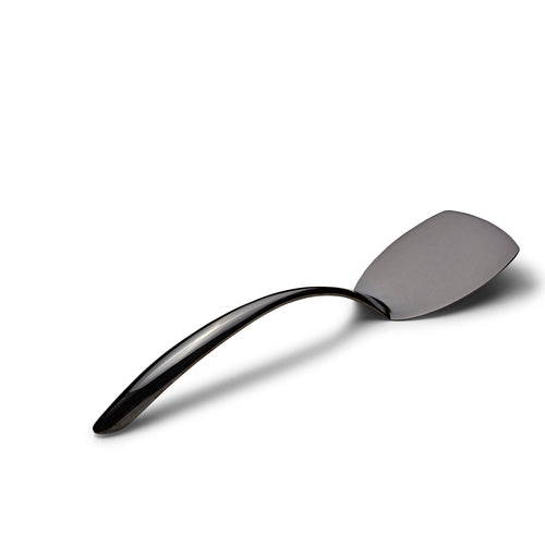 EZ Use Banquet Serving Turner, 14-3/4'', solid, hollow cool handle, 18/8 stainless steel, PVD coated