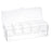 Bar Condiment Holder, 16-1/8'' x 6-1/4'' x 5'', (5) 1.2pt inserts, polystyrene, clear