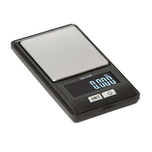 Digital Kitchen Scale, compact, 16 oz x 0.005 oz / 500 g x 0.01 g capacity, weighing tray inverts