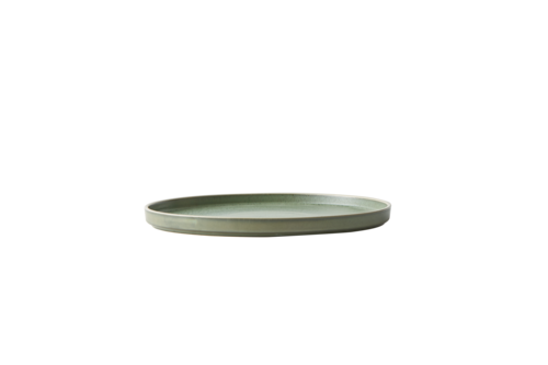 Plate, 10-3/4'' dia., round, stoneware, Smoky Basil, Moira by Luzerne