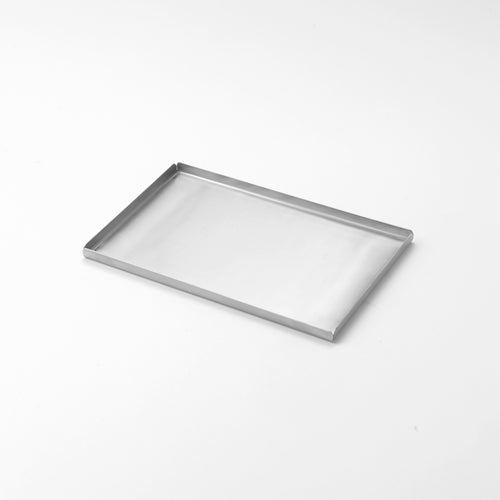 Serving Tray, 10''L x 4-1/2''W x 1/2''H satin s/s