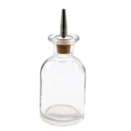 Bitters Bottle/Dasher Top, 5 oz., (H 4-3/8''; T 1-5/8''; M 2-3/8''; B 2-3/8''), Arcoroc, Mix