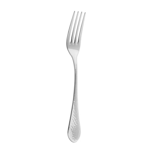 Dinner Fork, 8'', hammered finish, 18/10 stainless steel, Arcoroc, Stone