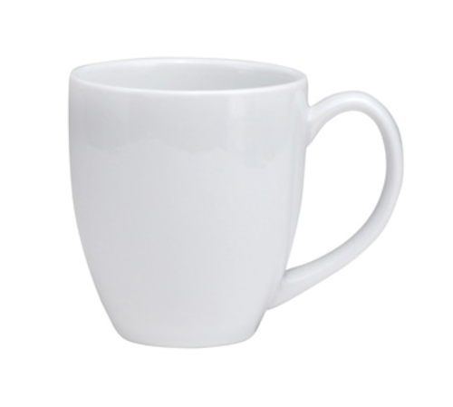 UNDECO EURO MUG 12 OZ WHITE PORCELAIN OLD NUMBER R4680000563