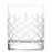 Stolzle Cut D.O.F. Glass, 11-1/4 oz., 3-1/4'' dia. X 3-3/4''H, dishwasher safe, lead-free crystal glass, New York Club (24 each per case)