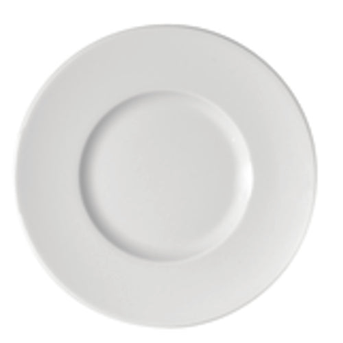 Plate, 9.44'' dia., round, wide rim, flat, porcelain, Maitre by Bauscher