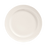 Plate, 7'' dia., round, medium rim, embossed, fully vitrified, porcelain, bright white, Basics Orbis