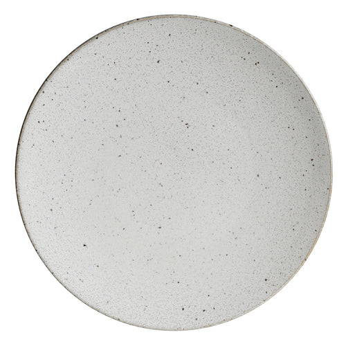 Plate, 6'' dia., round, coupe, porcelain, Rene Ozorio, Wabi Sabi Lichen