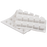 Micro Flex Mold, 11-3/4'' x 7'' overall, makes (35) 4/5'' squares, dishwasher/oven/freezer safe, flexible, silicone, white