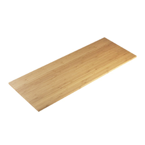 Display Shelf, 32''W x 12''D x 1/2''H, rectangular, notched ends, bamboo