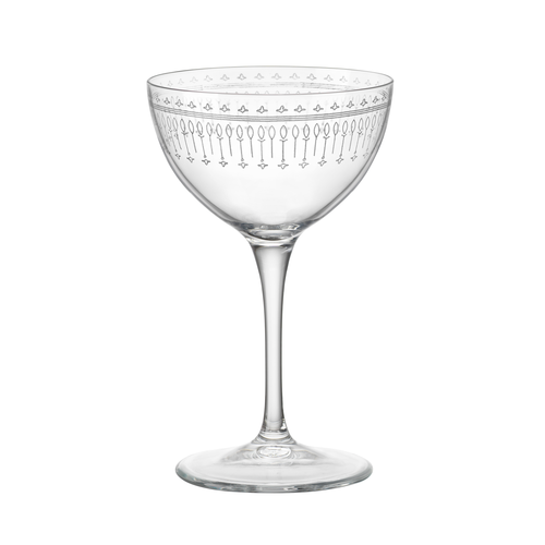 Martini Glass, 8 oz., stem, glass, Bormioli Rocco, Novecento