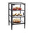 Monterey Display Case, 14''W x 14''D x 26''H, 3-tier, countertop, single hinged door with handle