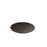 Plate, 6-3/5'' dia., round, flat, coupe,  black, Playground, Brush