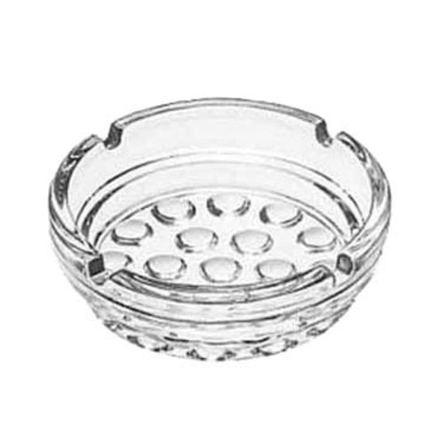 Ash Tray 4'' Diameter Clear Glass