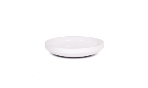 Bevel Bowl, 44 oz., 9.25'' x 9.25'' x 1.75''H, Round, High Gloss, Porcelain, White