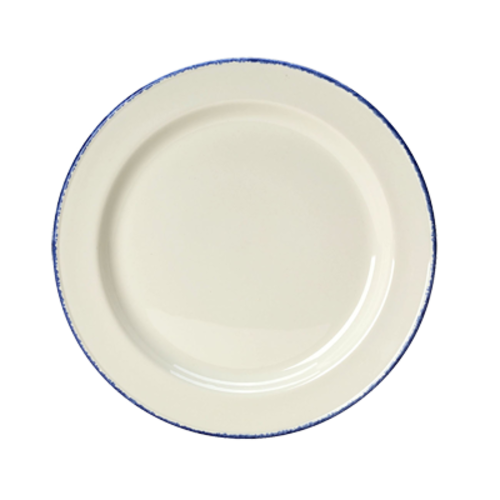 Slimline Plate, 6-1/4'' dia., round, vitrified china, Steelite Performance, Blue Dapple