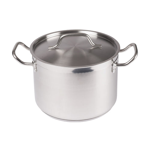 Premium Induction Stock Pot With Cover 8 Quart