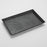 Tray, 18''L x 8-1/4''W x 2''H, rectangular, break-resistant, melamine, faux slate, black