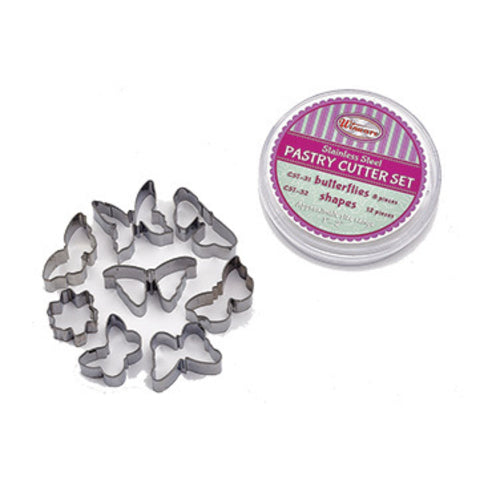 Cookie Cutter Set 8-piece 1''-2'' Dia.