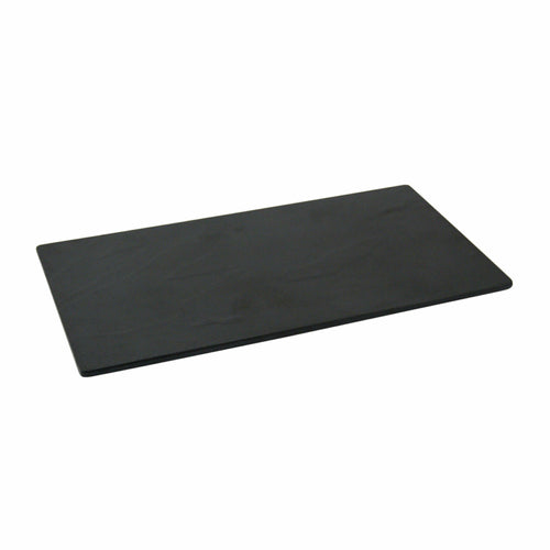 Slate Effect Collection Platter, GN 1/3 size, 12-3/4''L x 7''W x 1/2''H, rectangular, anti-slip silicone feet