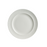 Lucia Plate, 9'' dia., round, medium embossed rim, bone china, white, Foliobone