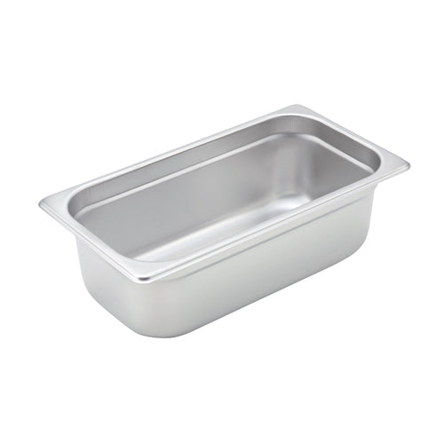 Steam Table Pan 1/3 Size 6-7/8'' X 12-3/4'' X 4'' Deep