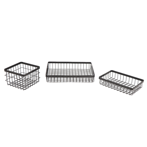 9'' x 6'' Rectangular Wire Basket, 4'' tall