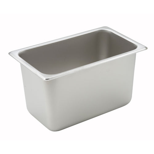 Steam Table Pan 1/4 Size 10-5/6'' X 6-5/16'' X 6'' Deep