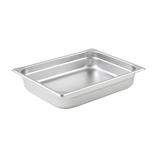 Steam Table Pan 1/2 Size 10-3/8'' X 12-3/4'' X 2-1/2'' Deep