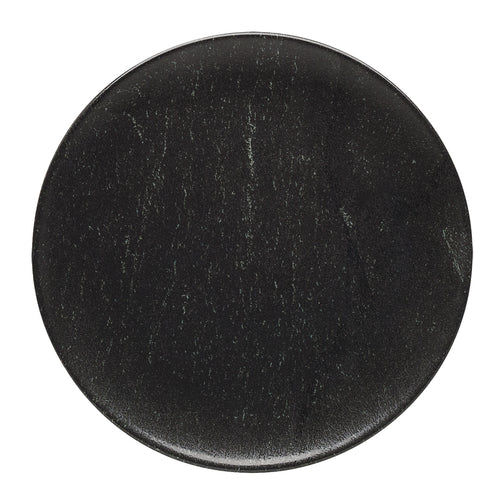 Plate, 10-2/5'' dia., round, flat, coupe, Slate