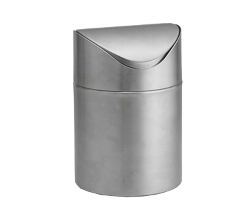 Stainless Steel Mini Waste Basket, 6.75'' (45 oz)