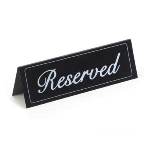 Reserved Message Tent  9-1/4'' x 3''H